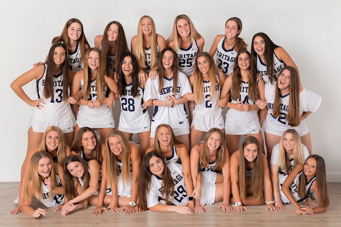 American Heritage High School Girls Lacrosse Team Photo Shoot Littles